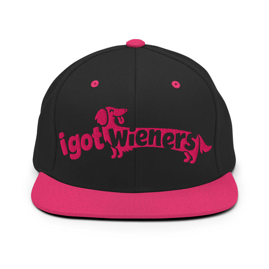 I GOT WIENERS SNAPBACK HAT Default Title
