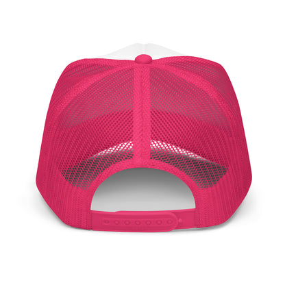 SMILEY HAT - PINK TRUCKER