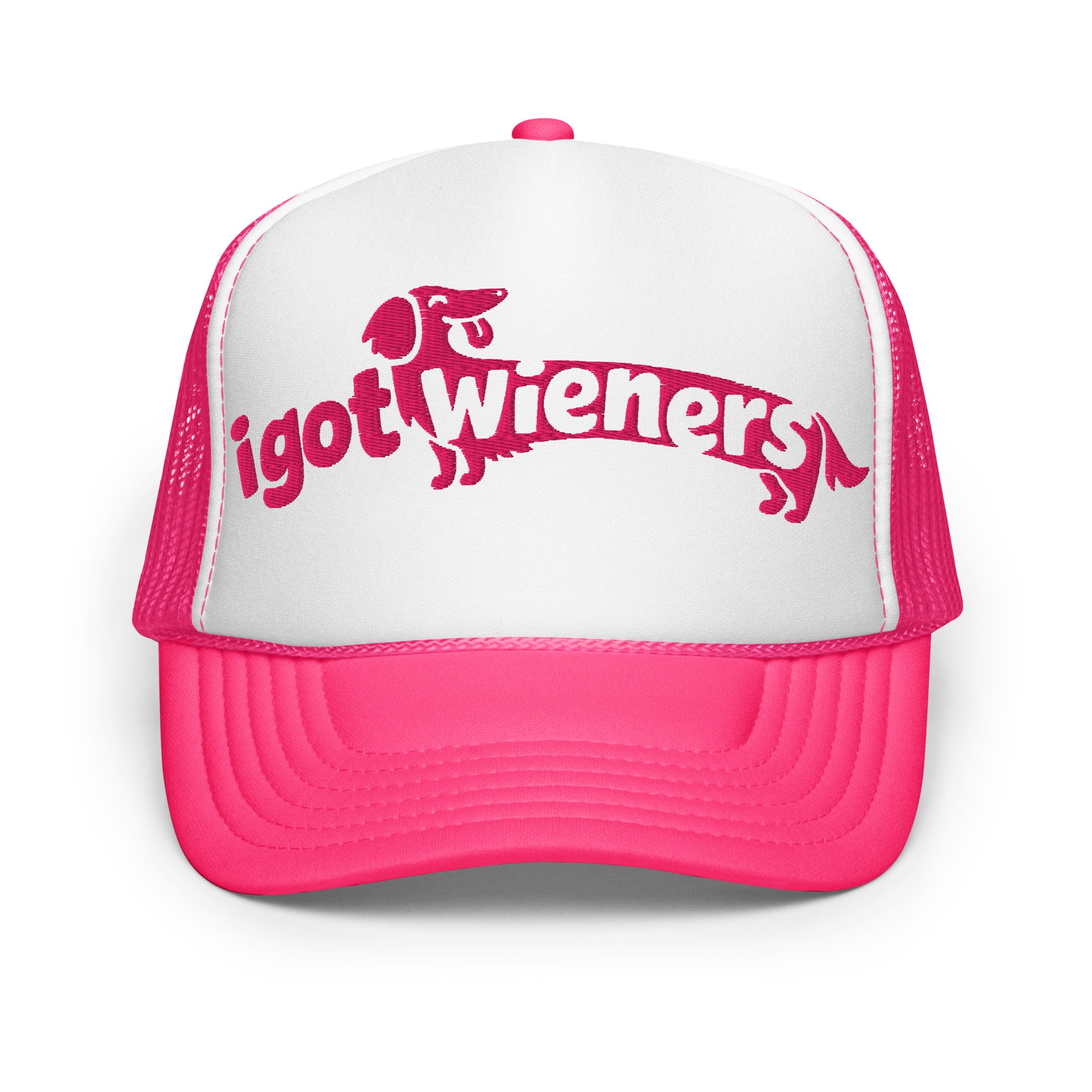 I GOT WIENERS PUFF TRUCKER HAT Default Title