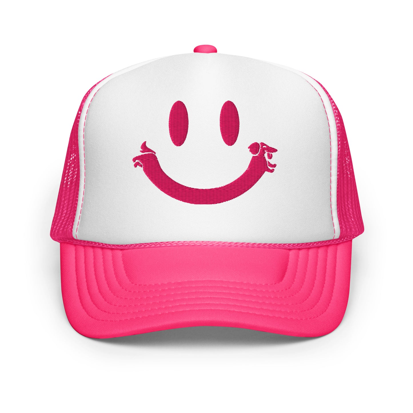 SMILEY HAT - PINK TRUCKER Default Title