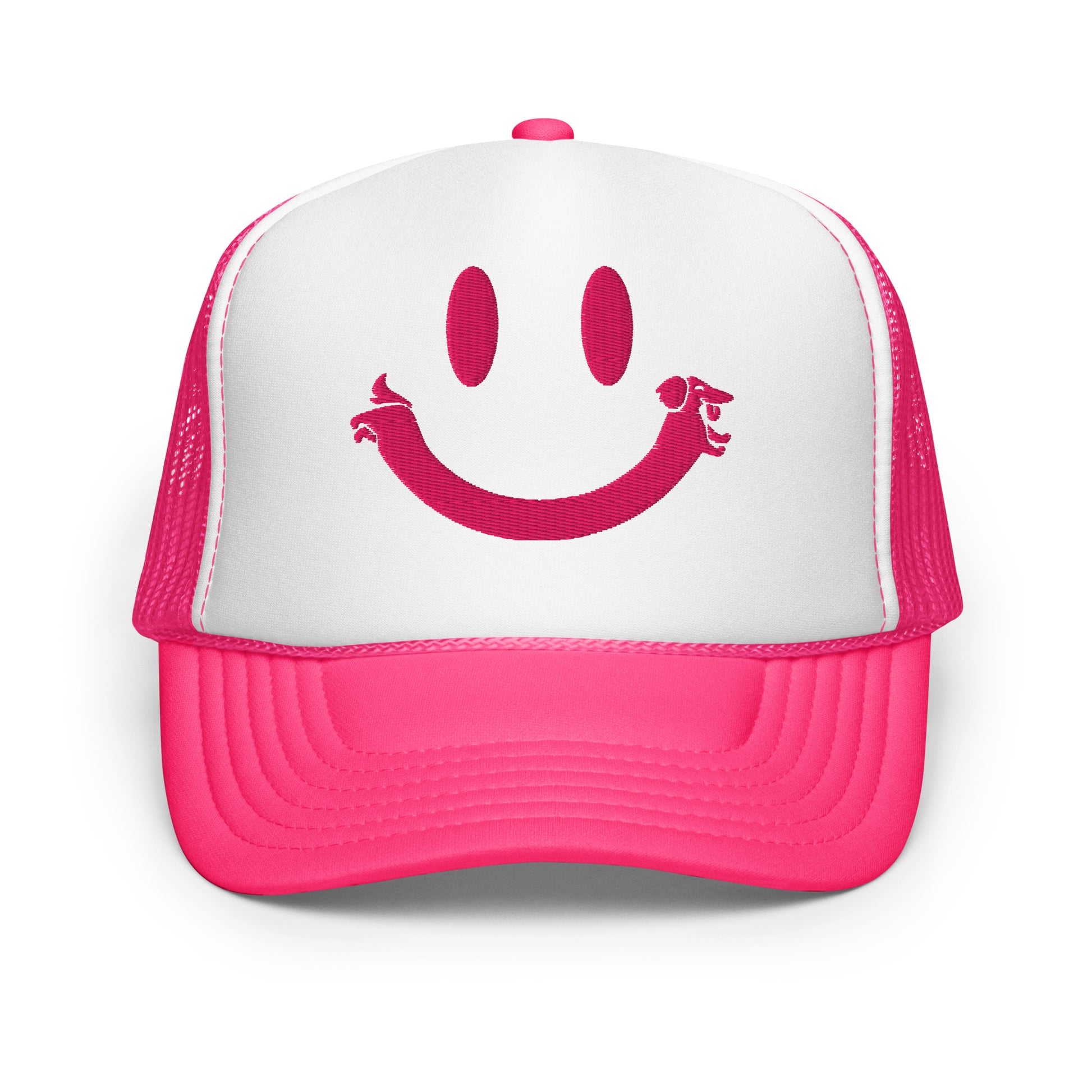 SMILEY HAT - PINK TRUCKER Default Title