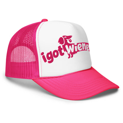 I GOT WIENERS PUFF TRUCKER HAT