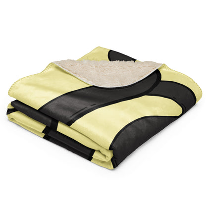 THE LONGEST WEEN BLANKET | smooth haired black & tan doxie | popcorn yellow