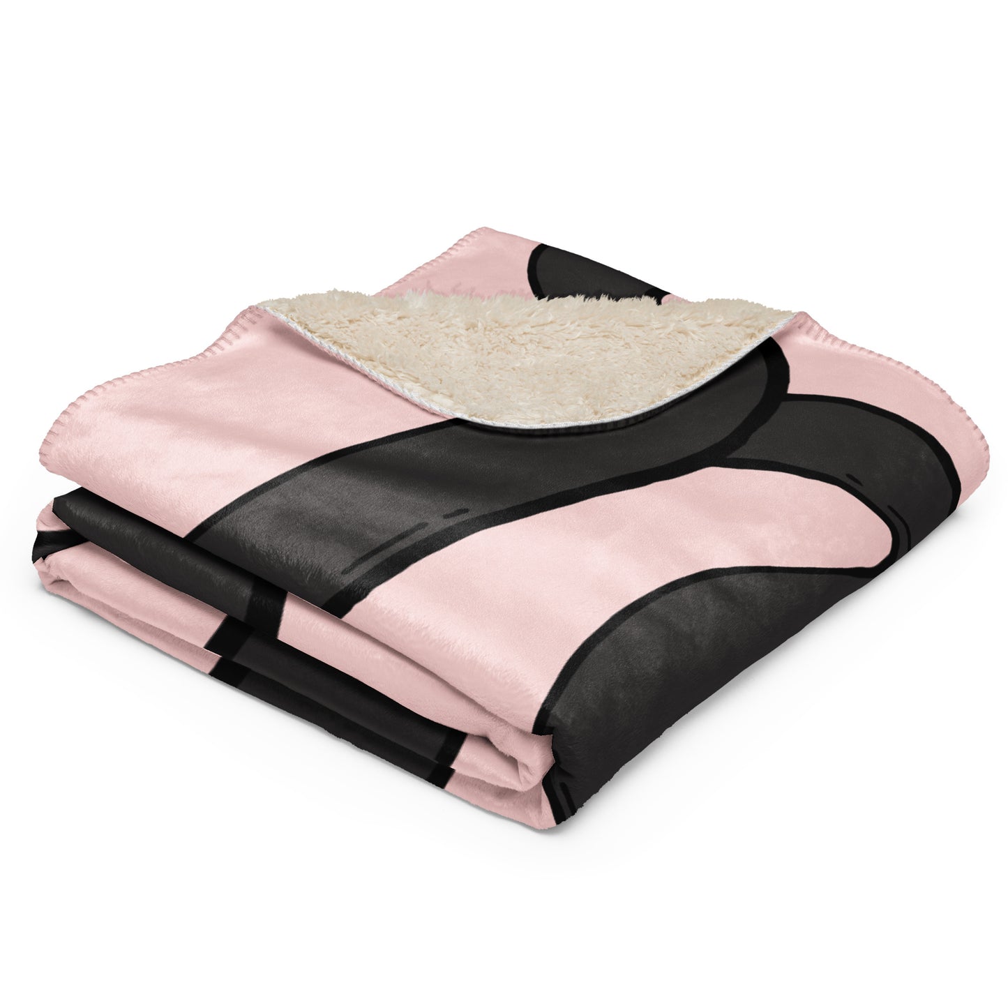 THE LONGEST WEEN BLANKET | smooth haired black & tan doxie | cotton candy pink