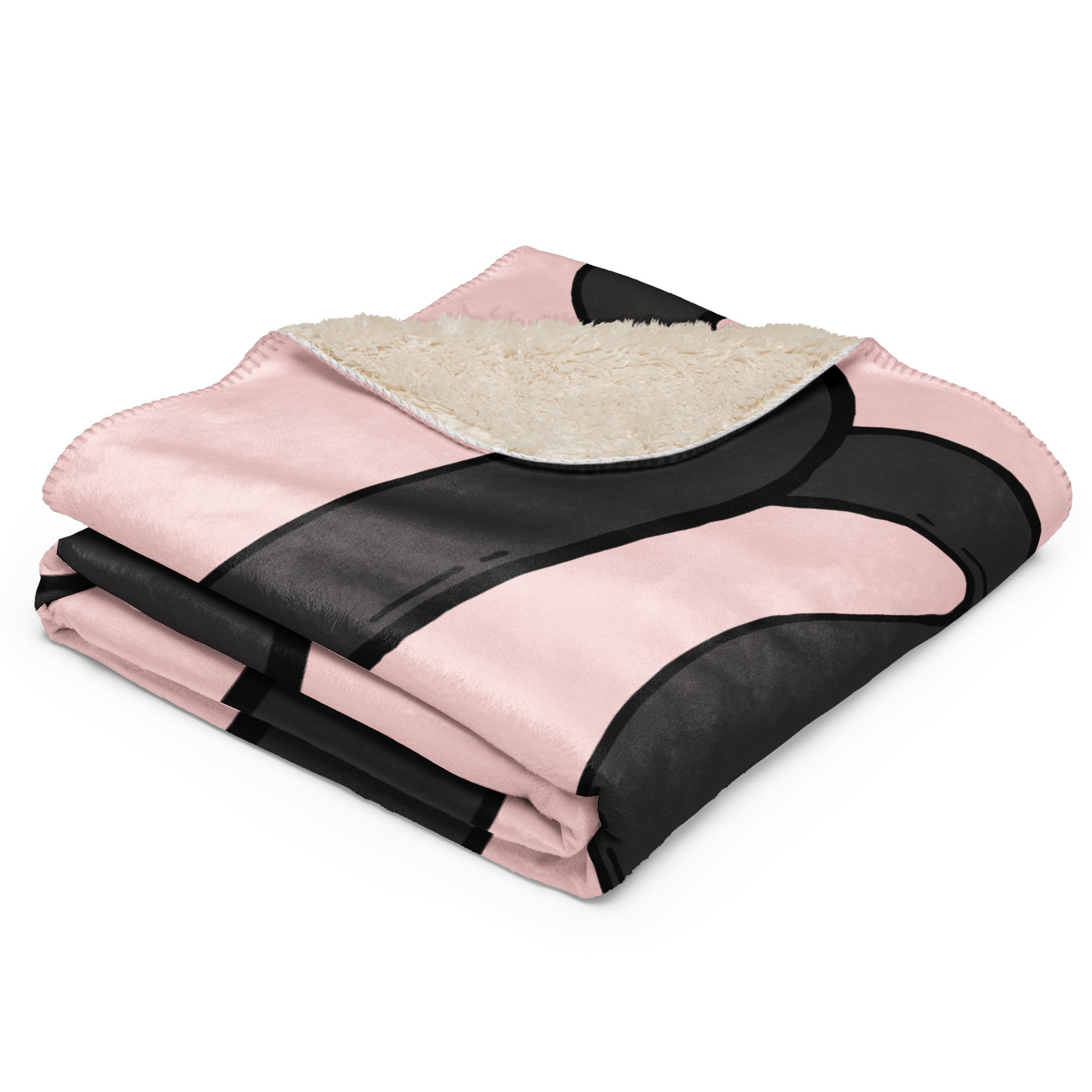 THE LONGEST WEEN BLANKET | smooth haired black & tan doxie | cotton candy pink