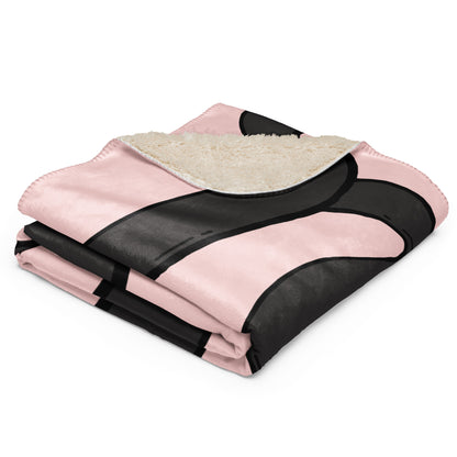 THE LONGEST WEEN BLANKET | smooth haired black & tan doxie | cotton candy pink