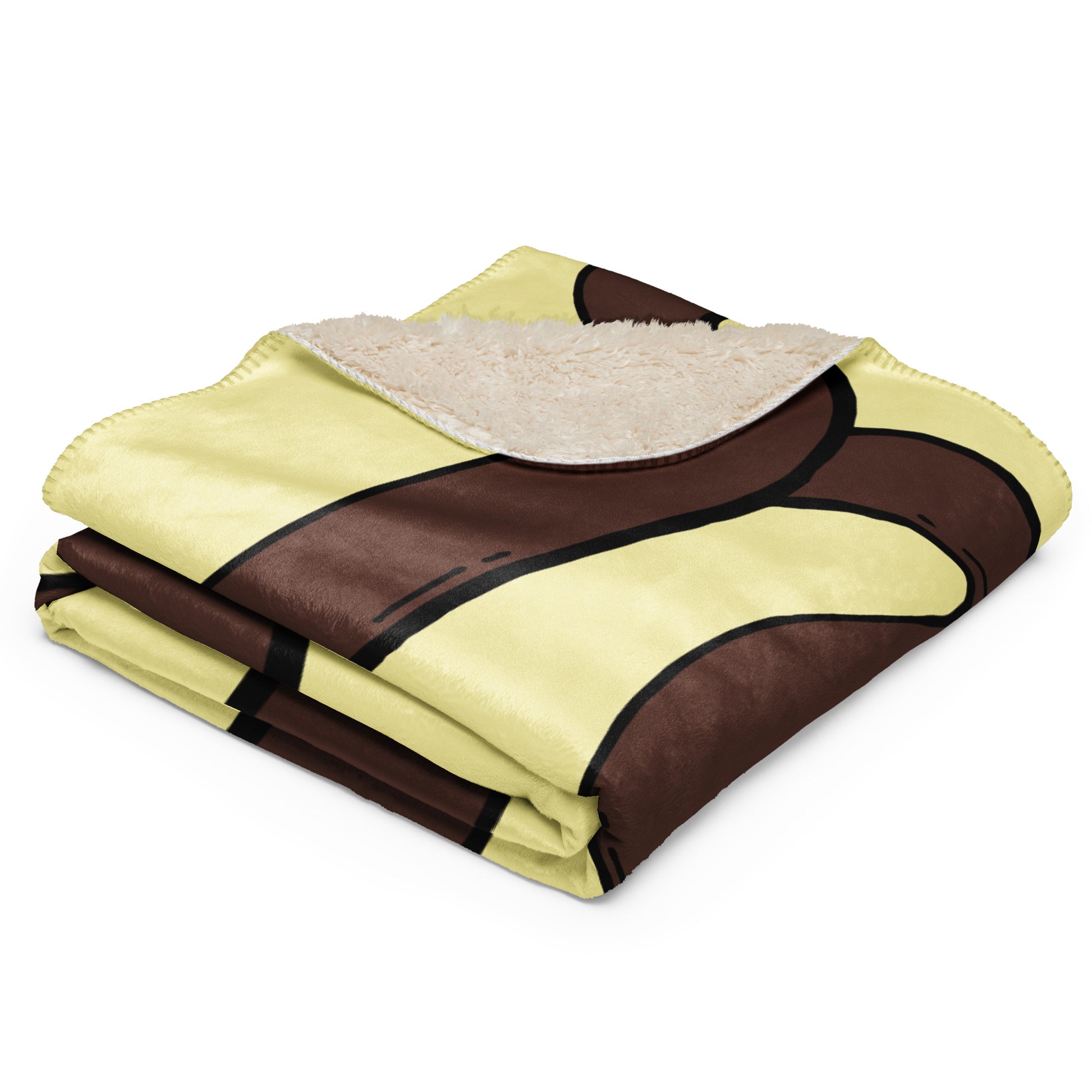 THE LONGEST WEEN BLANKET | smooth haired chocolate & tan doxie | popcorn yellow