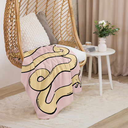 THE LONGEST WEEN BLANKET | smooth haired cream doxie | cotton candy pink