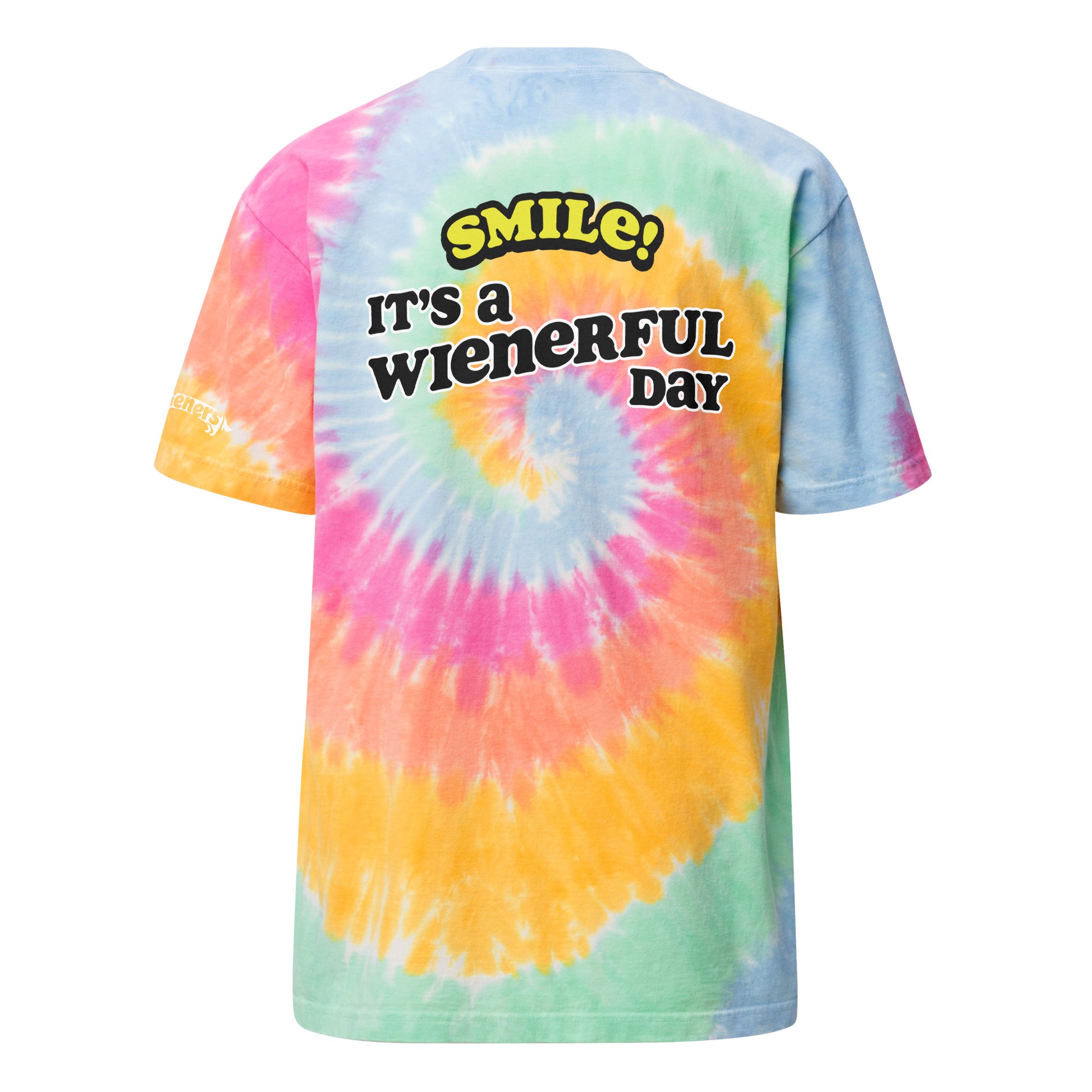 SMILEY SUPERSIZED TIE-DYE TEE