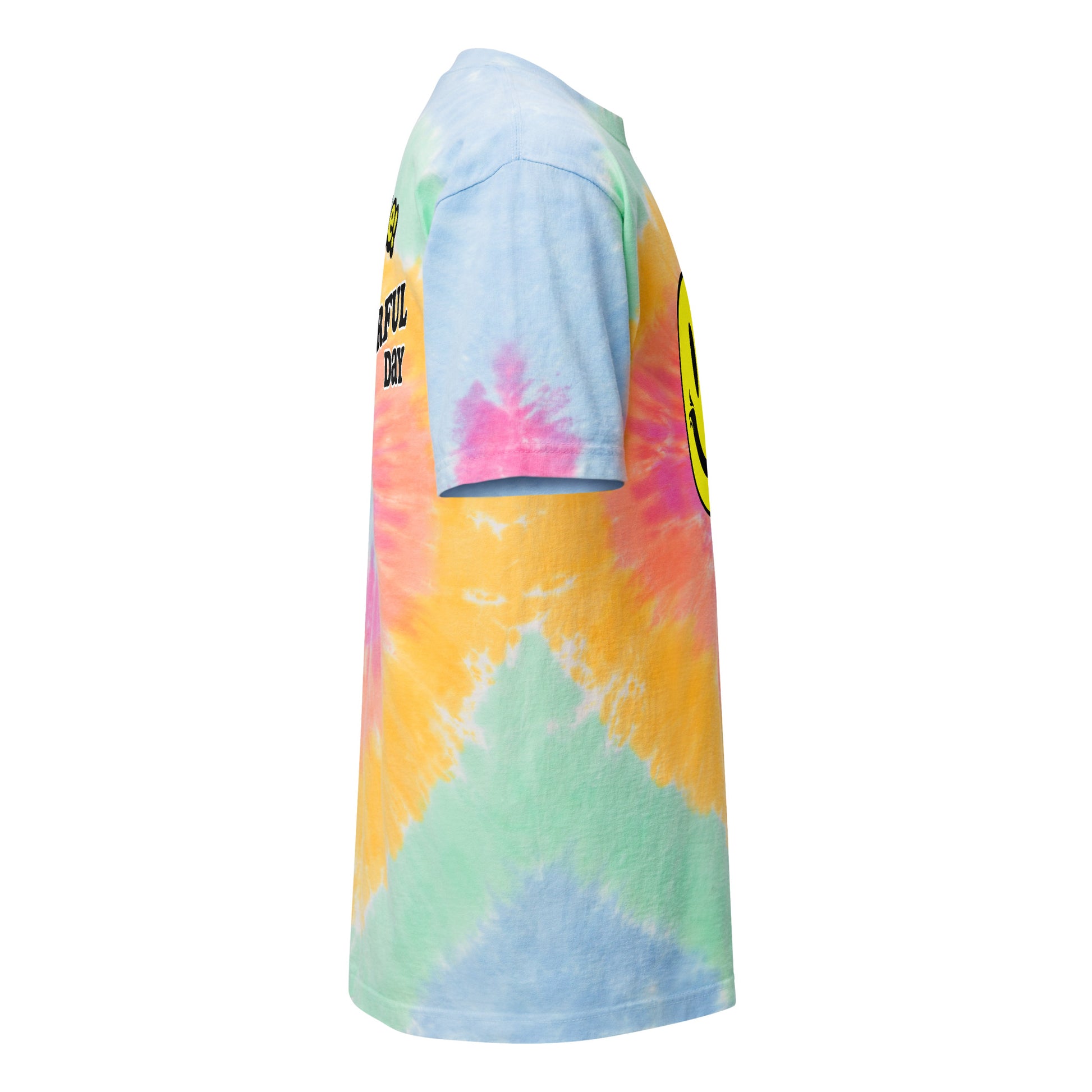 SMILEY SUPERSIZED TIE-DYE TEE